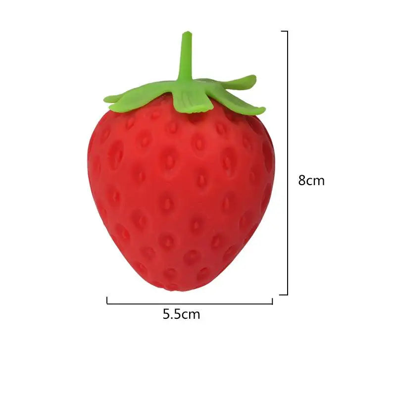 Strawberry Squeeze Fidget Toy – Slow Rebound Squishy for Kids & Adults