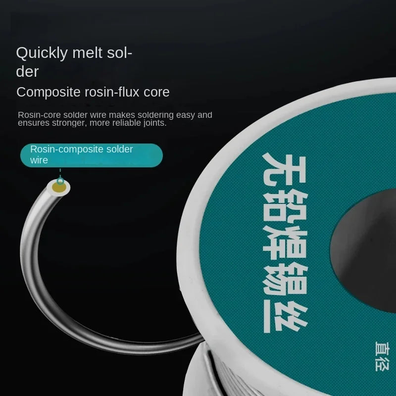Rosin Core Solder Wire 1.0mm No-Clean Flux 2% | 20g 50g 100g