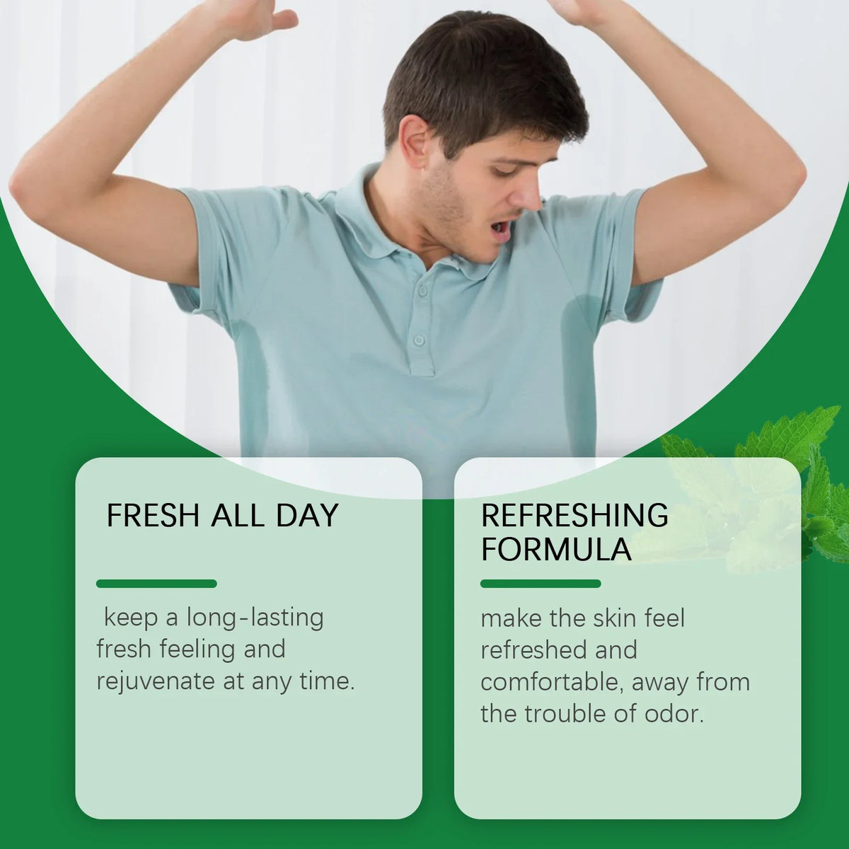 OceAura Cooling Mint Deodorant Stick | Unisex, 30g