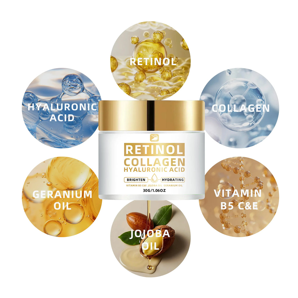 Ottilavie Retinol Collagen Hyaluronic Acid Cream 1.76oz