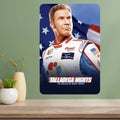Talladega Nights Classic Movie Metal Poster Sign | Wall Decor