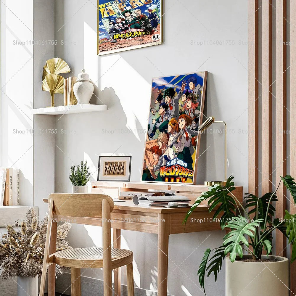 My Hero Academia Wall Poster | Self-Adhesive Waterproof Sticker