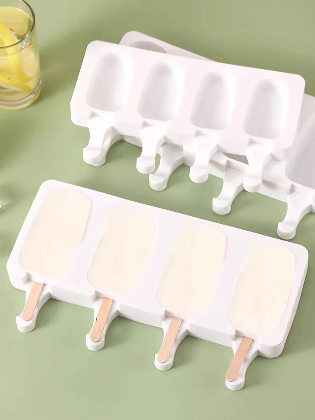 Silicone Ice Cream & Popsicle Mold – DIY Fruit Ice Tray
