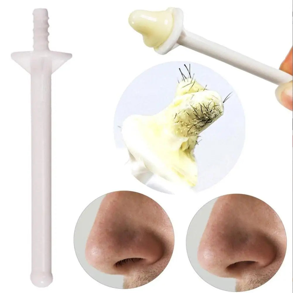 2-in-1 Beeswax Nose Hair Removal Wax Stick Kit – 10 Pcs
