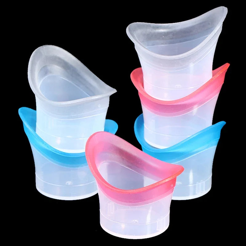 Silicone Eye Wash Cups 2 Pack – Reusable Soft Eye Bath Cup
