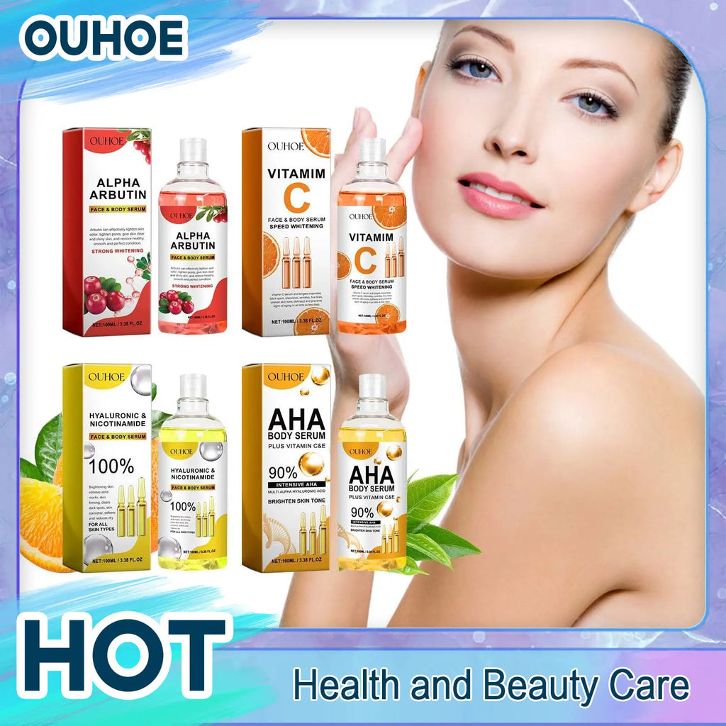 Hyaluronic Acid Vitamin C AHA Face & Body Serum 100ml