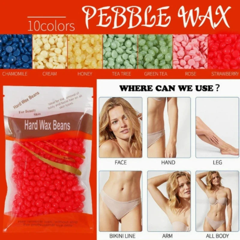 Paper Hair Removal Wax Nose Full Body Bean Therapy Cream Bag Hard