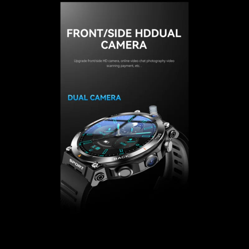 GOLDENSPIKE H10 4G LTE Smartwatch | Dual Camera, NFC & GPS