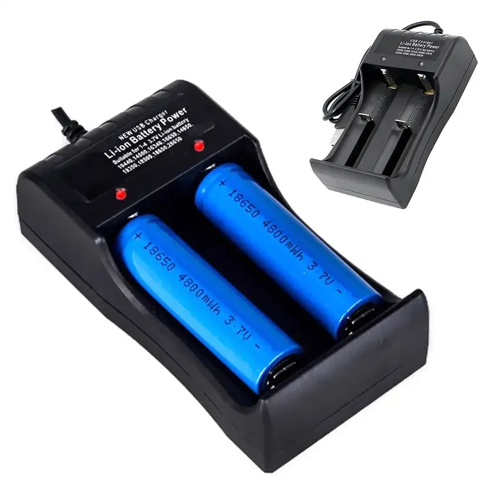 18650 Lithium Battery Charger – 1/2/3 Slot USB 4.2V