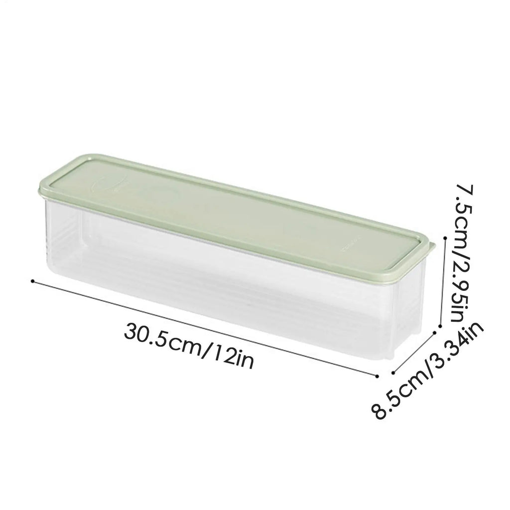 Pasta Container Rectangular Clear Spaghetti Organizer Stackable