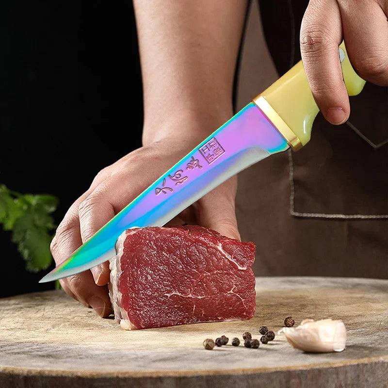 InLeung Stainless Steel Boning Knife – Forged Chef Kitchen Knife