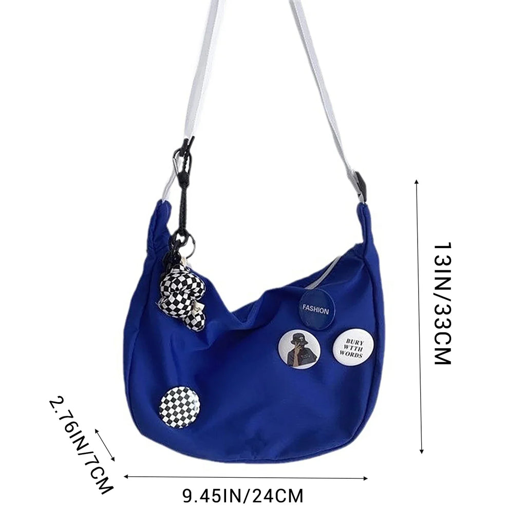Women's Nylon Messenger Bag – Travel, Gym & Daily Crossbody