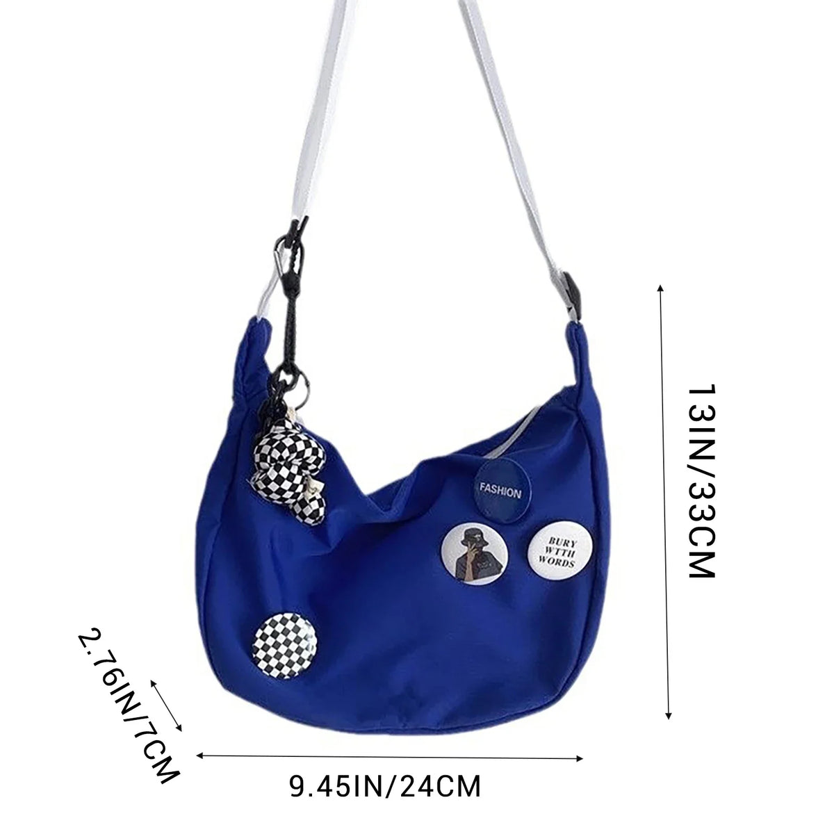 Women's Nylon Messenger Bag – Travel, Gym & Daily Crossbody