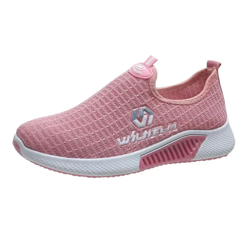 Women's Breathable Mesh Tennis Sneakers – Lightweight Sport Shoes