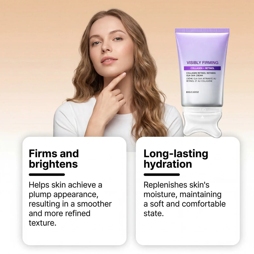 Retinol Collagen Gua Sha Lifting Face & Neck Cream 80g