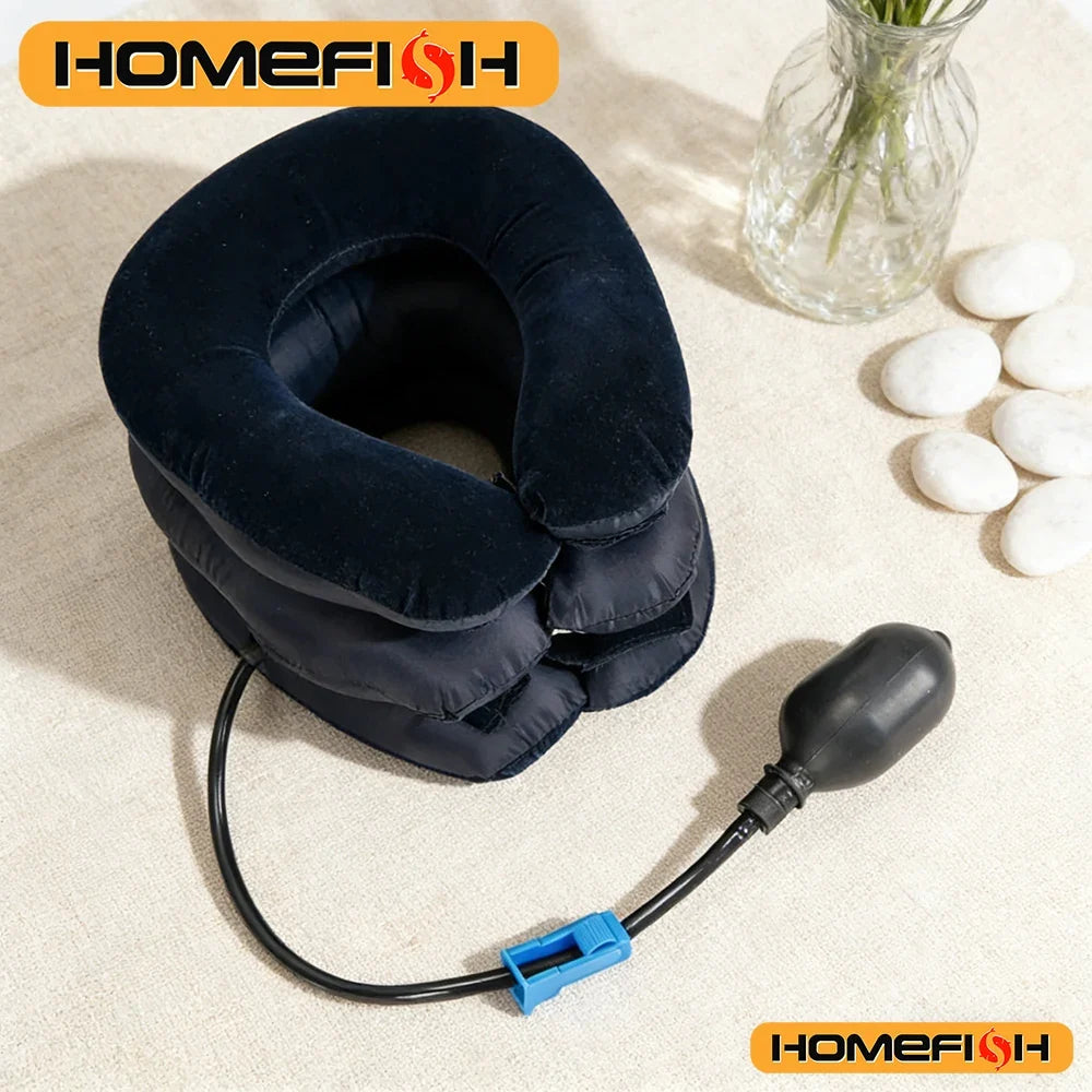 Inflatable Air Cervical Traction Neck Stretcher 1 Tube Orthopedic