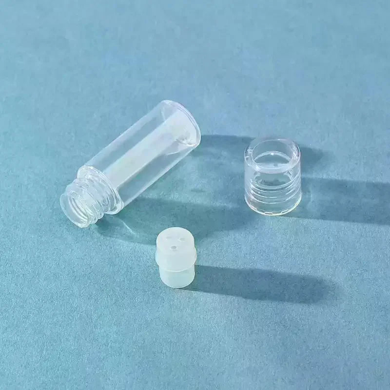 5-Pack 3ml Refillable Loose Powder Containers with Sifter