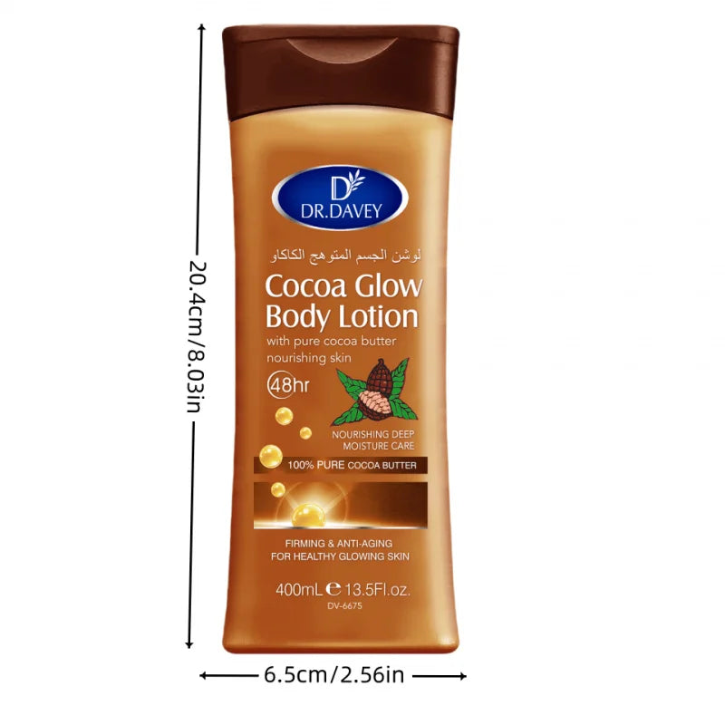 DR.DAVEY Cocoa Butter Body Lotion 13.5oz | All Skin Types