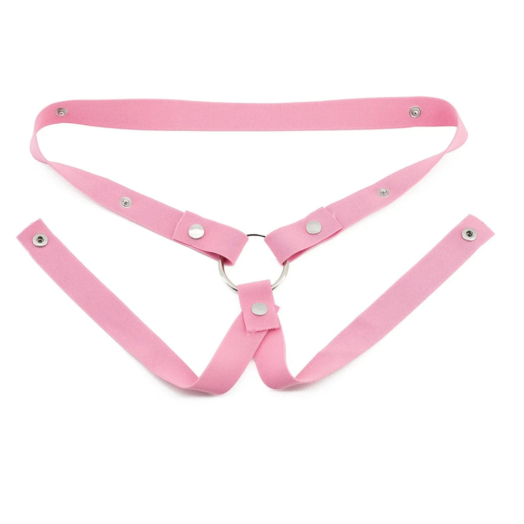 Male Chastity Cage Anti-off Device Elastic Band Auxiliary Belt ONLY