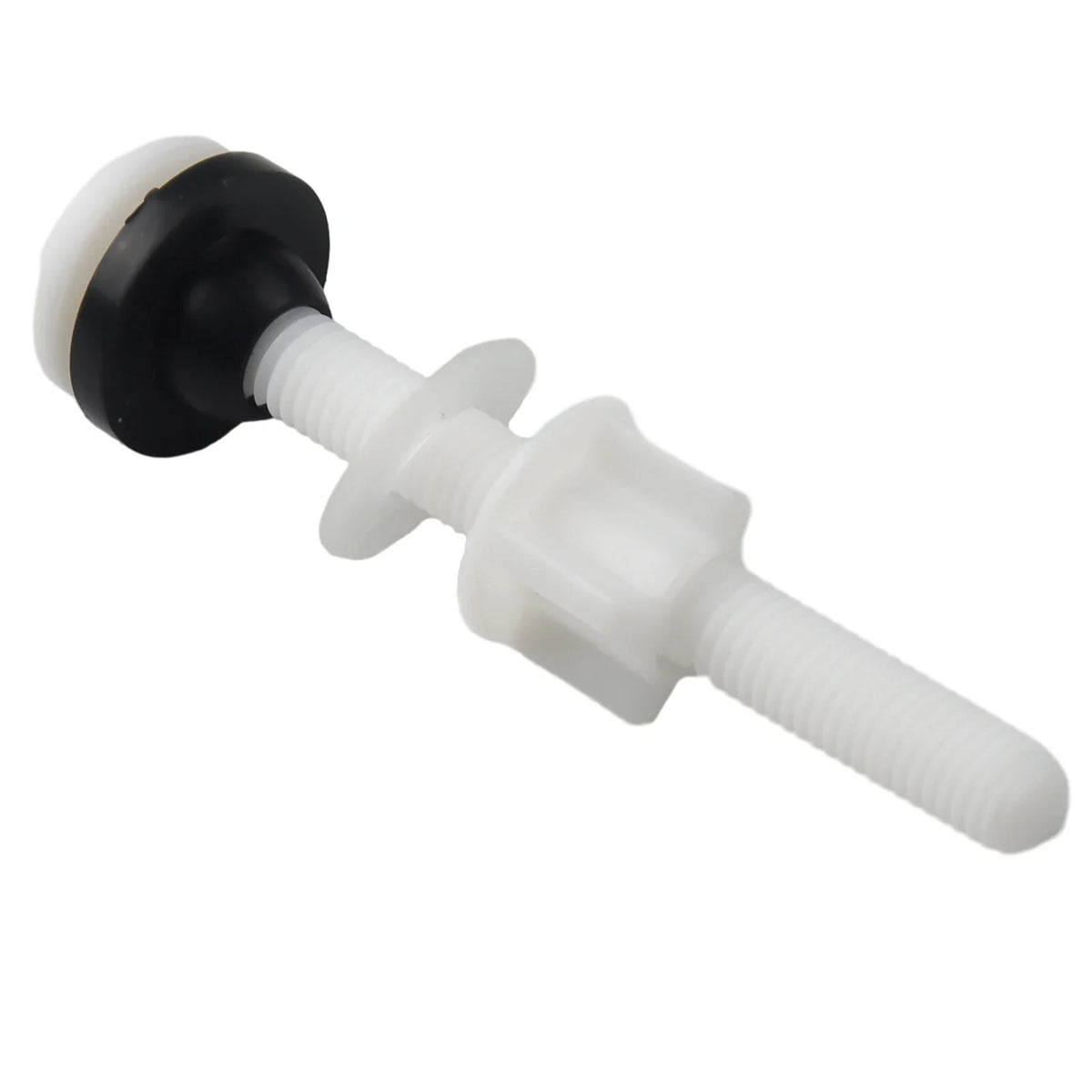 Toilet Seat Hinge Replacement Bolts – 2-Pack Plastic & Rubber