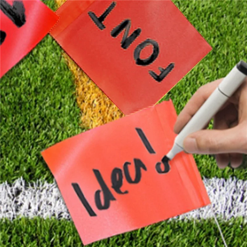 Red Lawn Marking Flags 20-Pack | Yard & Irrigation Markers