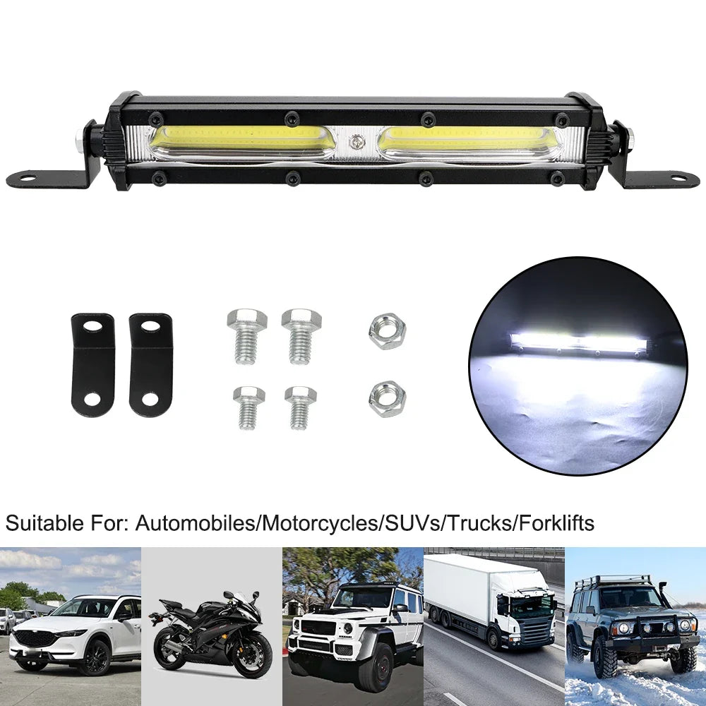 AINYSZIN 18W LED Work Light Bar 6500K IP67 – Truck SUV Off-Road