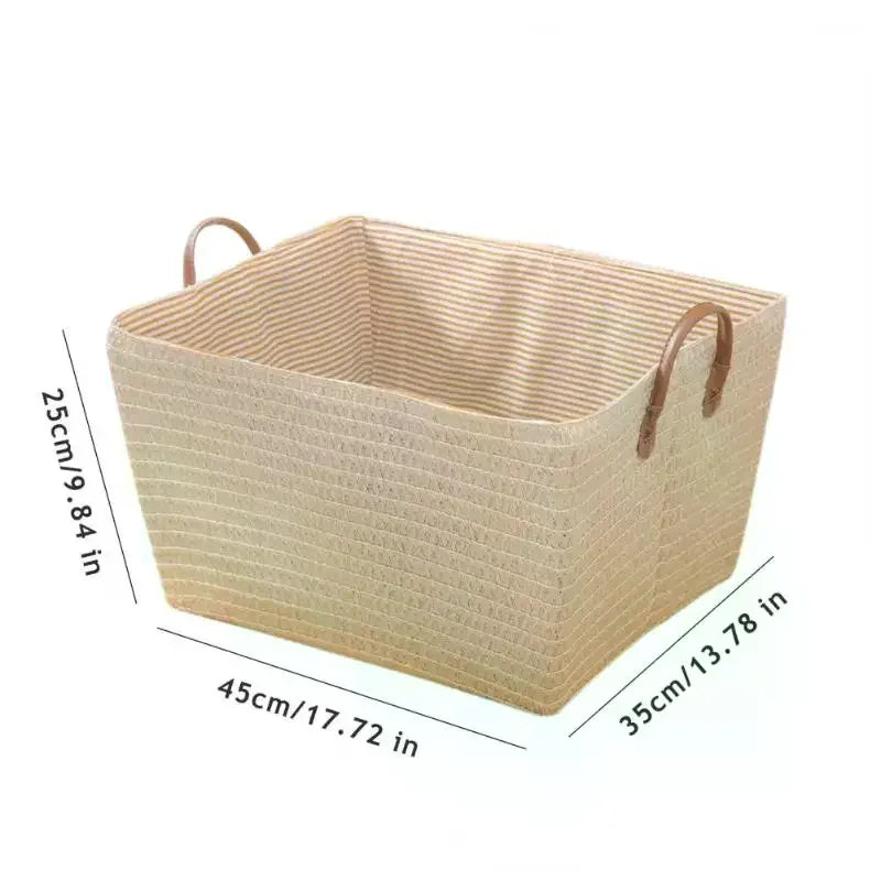Household Japanese-style Foldable Rattan-like Woven Dirty Clothes