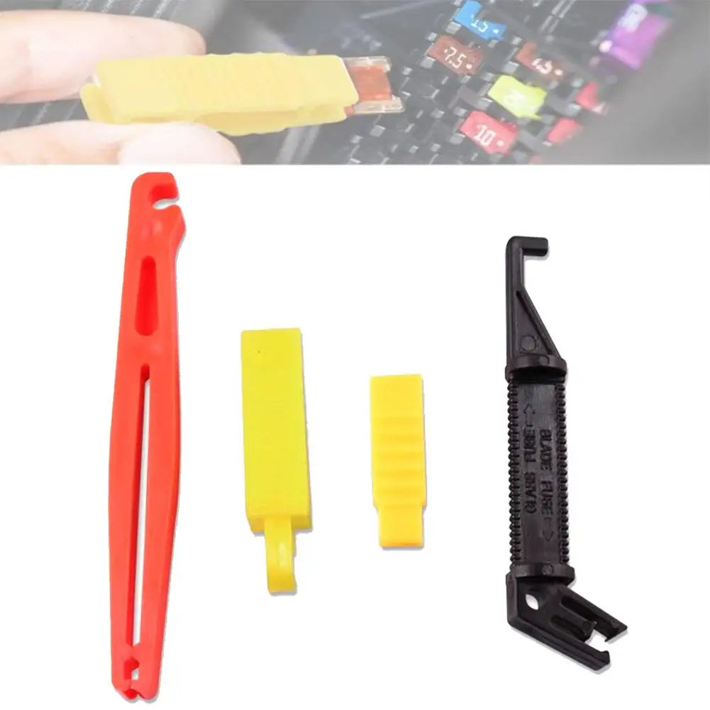 4-Piece Car Fuse Puller Set – Mini to Large Fuse Extractor Tool