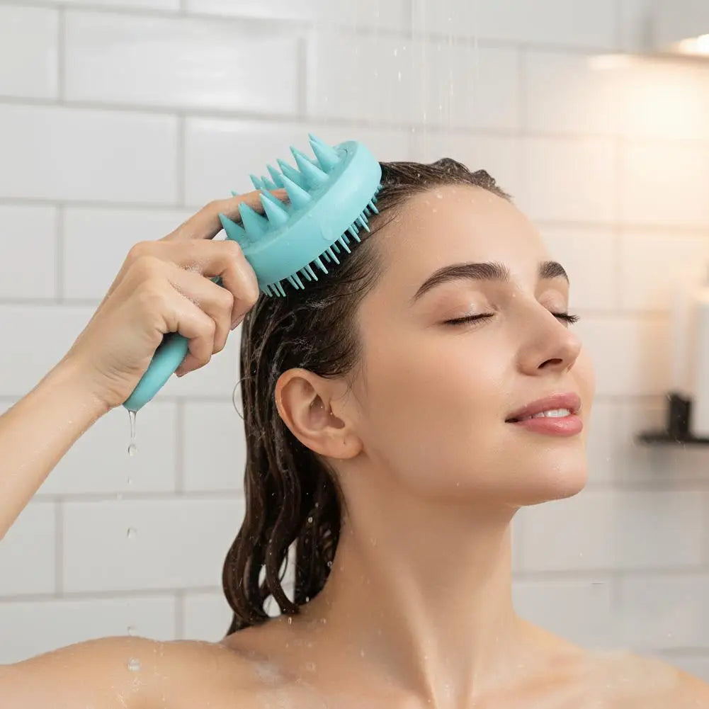 Double-Sided Scalp Massager & Detangling Hair Brush
