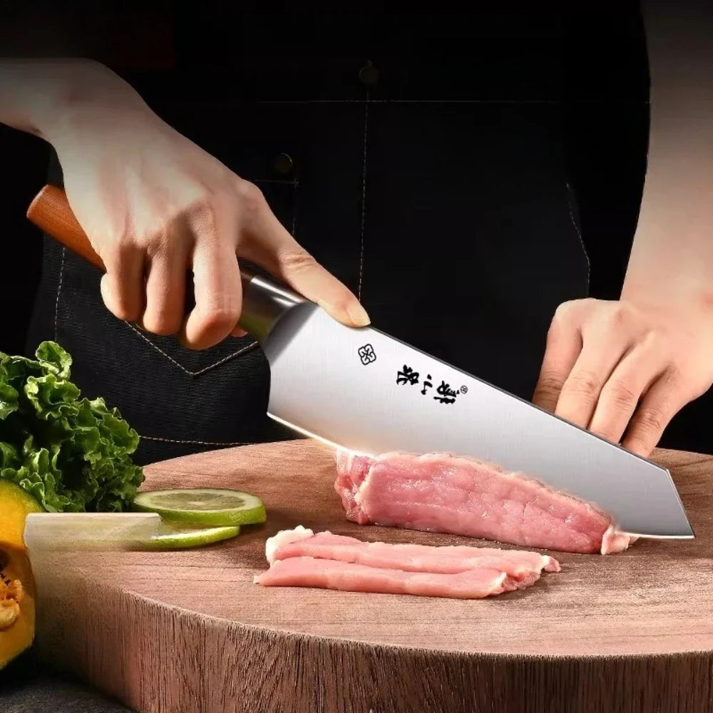 PLYS Japanese Kitchen Knife – Ultra-Sharp Stainless Steel Cleaver