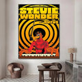 Stevie Wonder HD Waterproof Wall Poster PVC Sticker | Music Décor