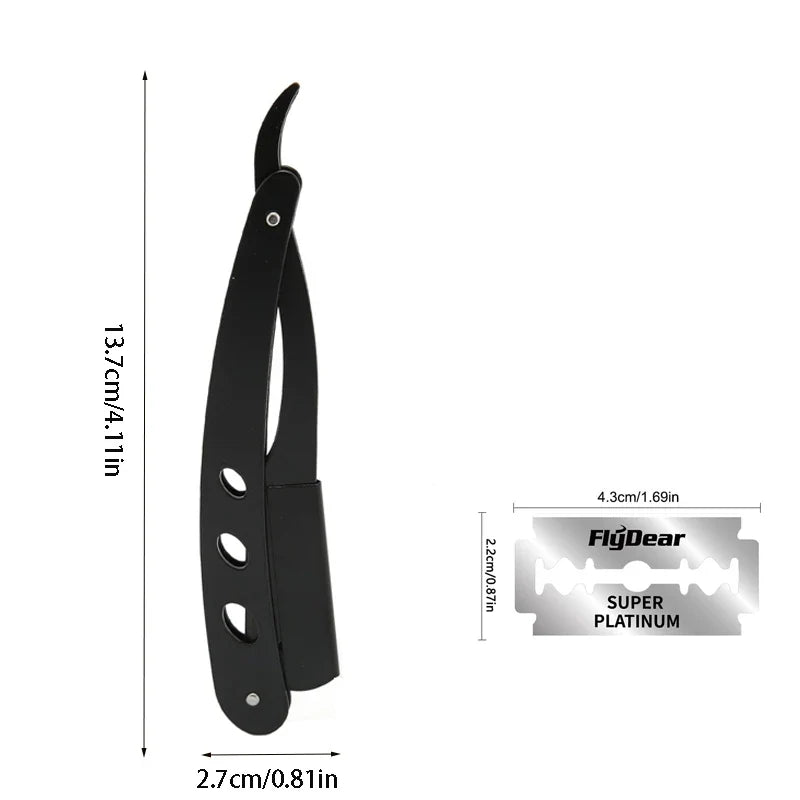 Men's Folding Straight Razor – Sharp Stainless Steel Blade