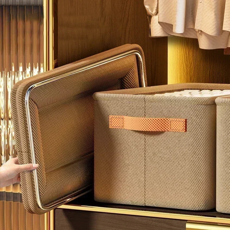 Foldable Clothes Storage Box – Wardrobe & Drawer Organizer