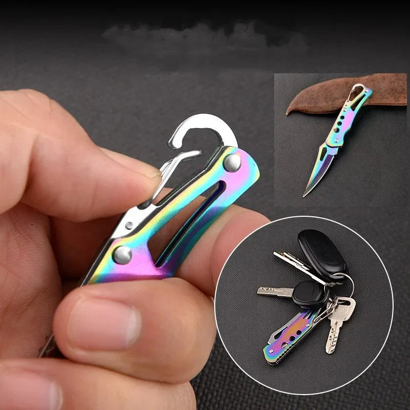 YRIDEFE Mini Folding Pocket Knife Set – Stainless Steel EDC