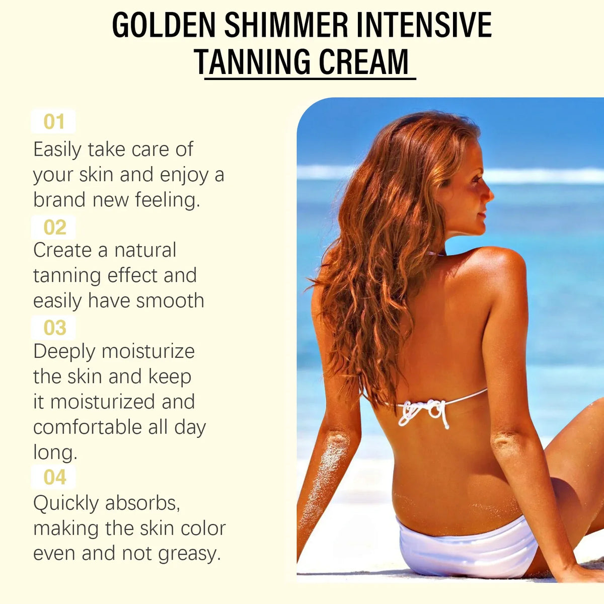OceAura Golden Bronzing Tanning Lotion & Accelerator Cream 114g