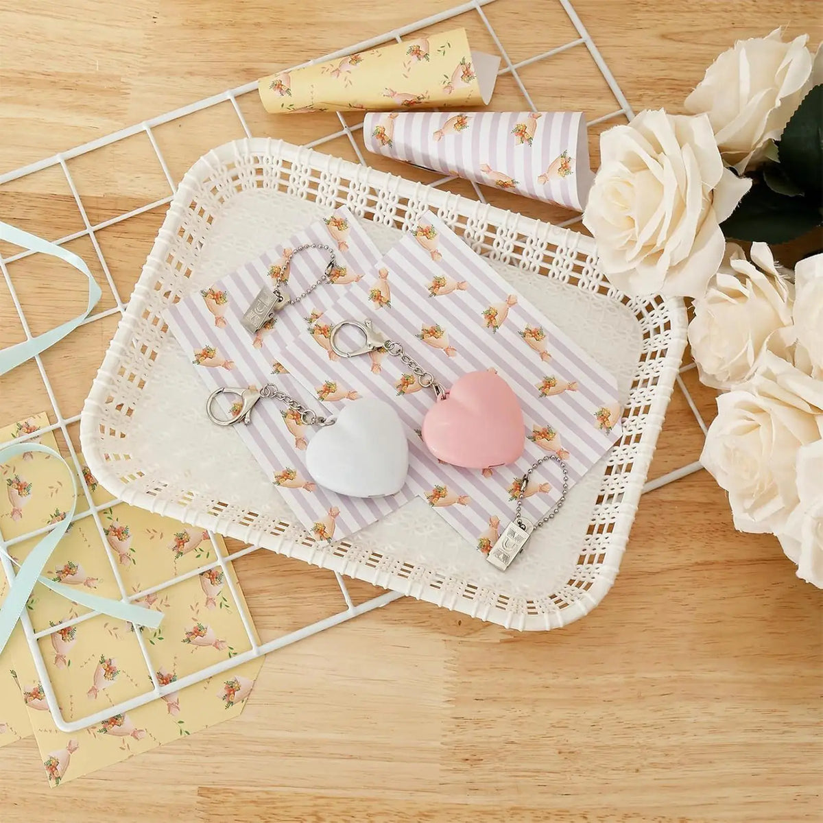 Rechargeable Heart Purse Light | Touch Sensor LED Handbag Lamp