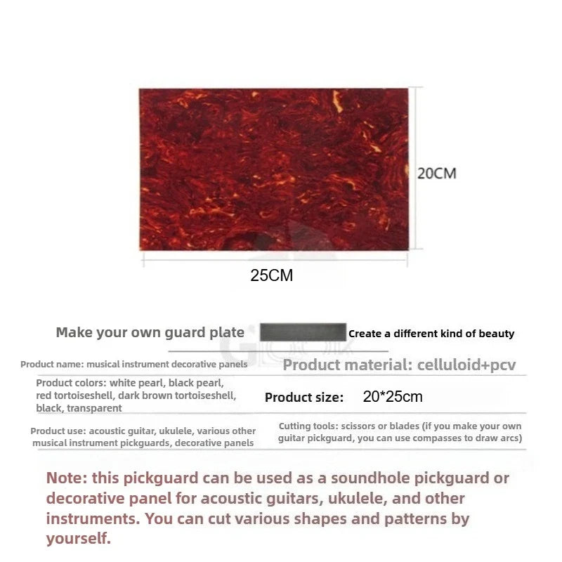 Acoustic Guitar Guard Universal Material Can Be Cut 20