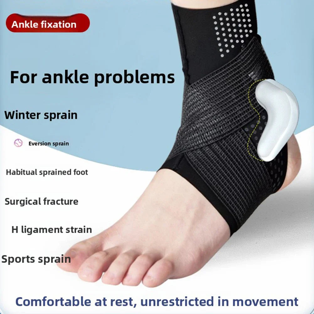 Elastic Ankle Brace with Adjustable Wraps | Gym & Hiking