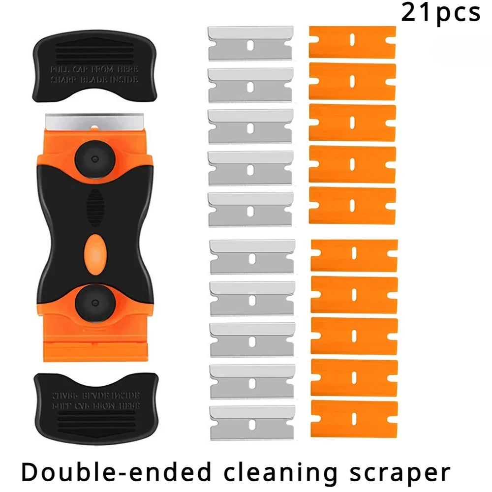 Double Edge Razor Blade Scraper & Window Squeegee Tool