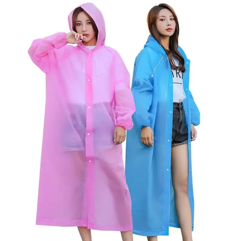 Unisex EVA Raincoat – Waterproof Rain Poncho for Camping & Hiking
