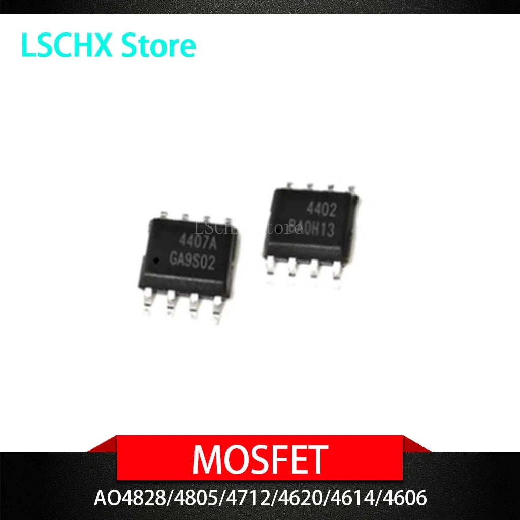 10PCS AO Series SOP MOSFET Transistors – AO4606 AO4614 & More