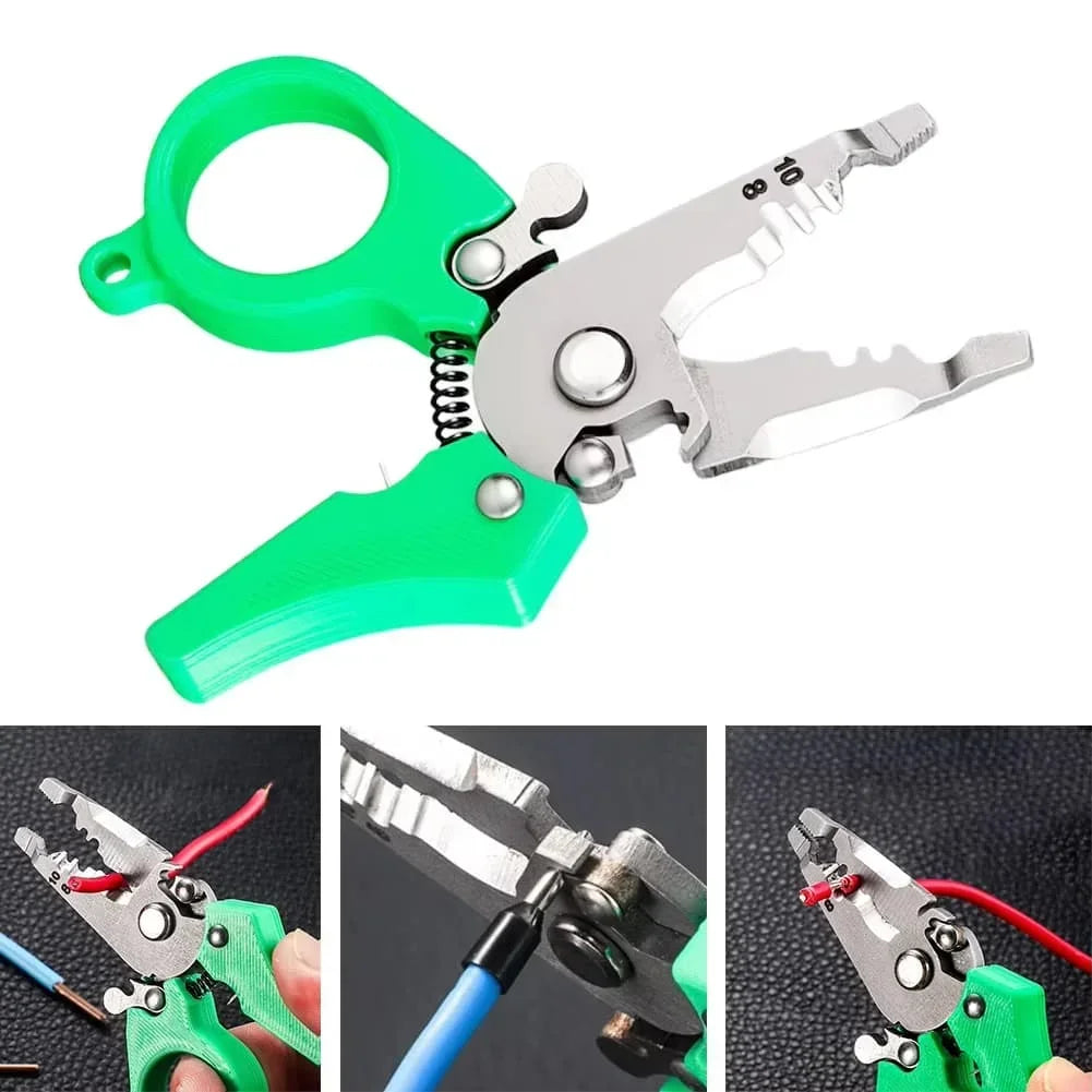 Automatic Wire Stripper, Cutter & Crimper Tool – Aluminum