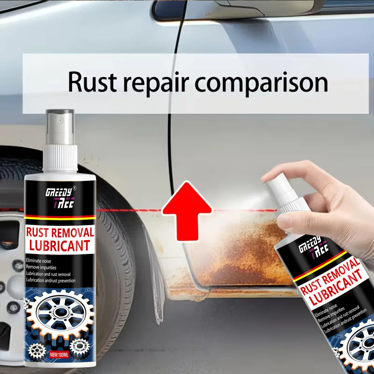 Exhaust Pipe Restorer Spray – Rust Remover & High Temp Polish