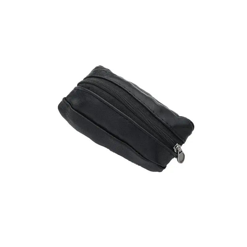 12 Small Black Coin Purse Women's Leather Key Bag Fashion Handbag
