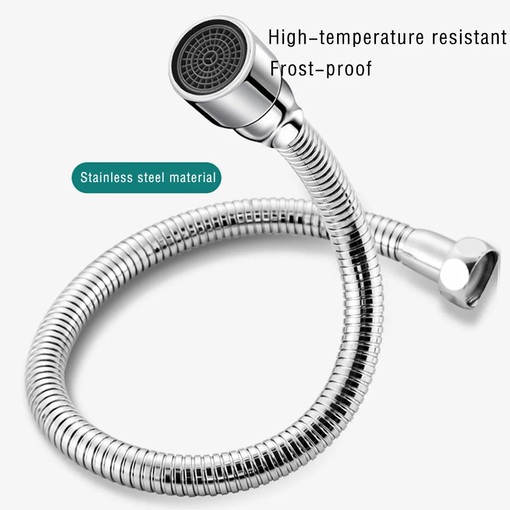 12- Universal Faucet Extender Stainless Steel 360 Rotation Kitchen