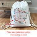 Personalized Kids Drawstring Backpack | Gym, Party & School Bag