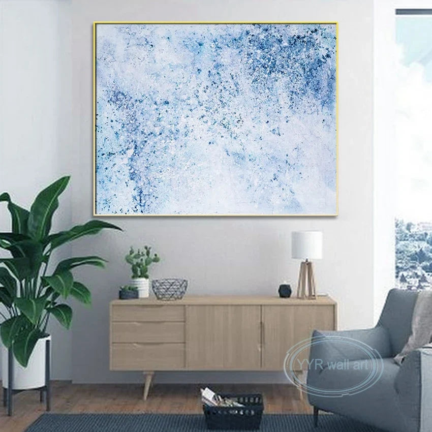 Hand-Painted Abstract Oil Painting Canvas Wall Art | Modern Décor