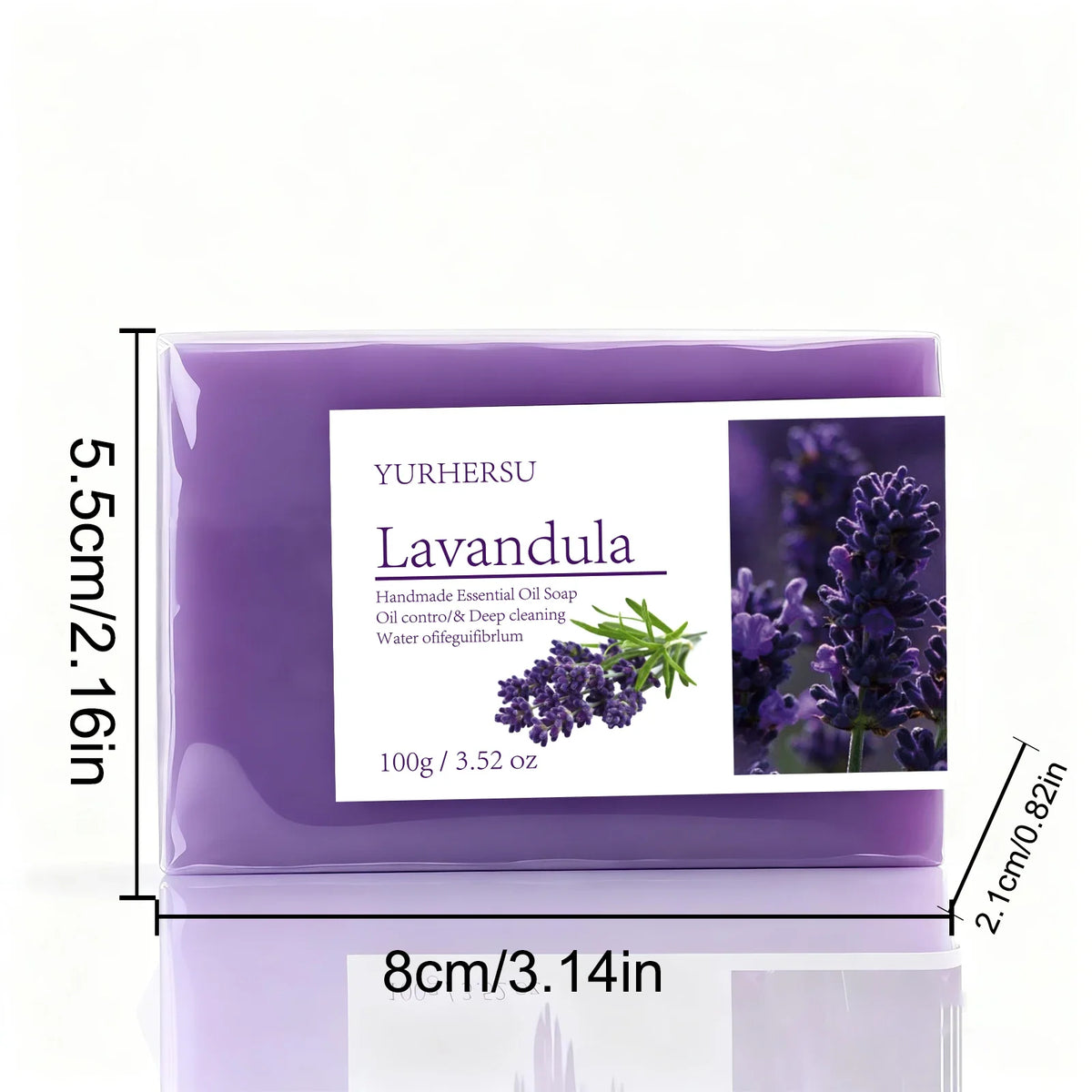 Lavender Essential Oil Handmade Cold Process Soap Bar | YURHERSU