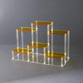 Acrylic Multi-Layer Ladder Display Stand for Collectibles