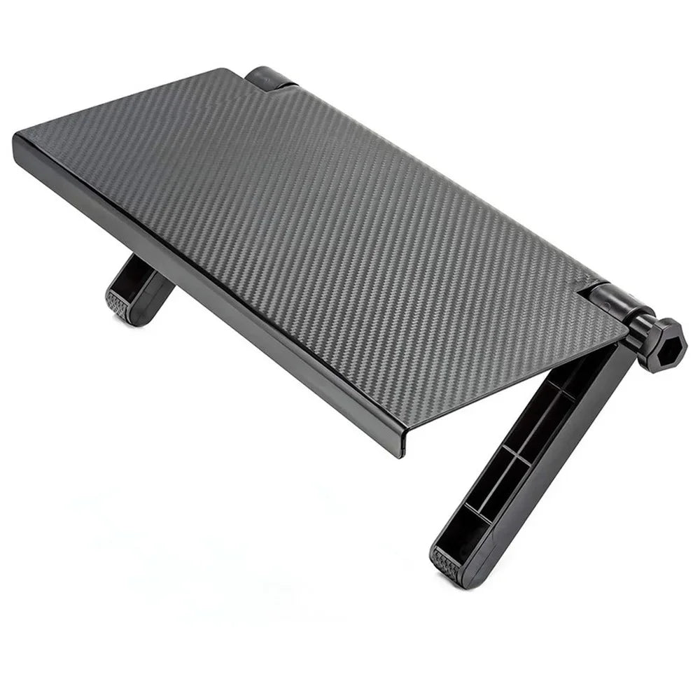 TV Monitor Top Shelf Organizer – Foldable 2-Tier Storage Rack
